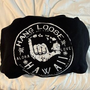 Black Hang Loose Hawaii Sweatshirt